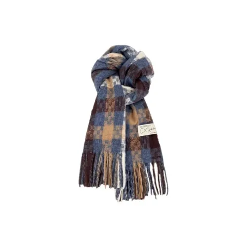 JW Вязаные шарфы из искусственного кашемира Унисекс