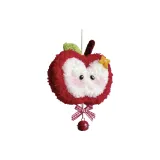 Красный-Кремовый, Яблоко, Украшение [Материал: Сумка]