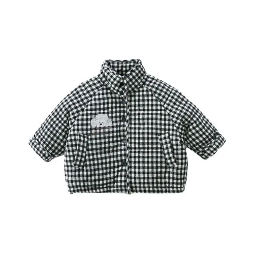 RINDU Хлопковый пуховик Зимний Черный Белый Детский Возраст 3-7 лет