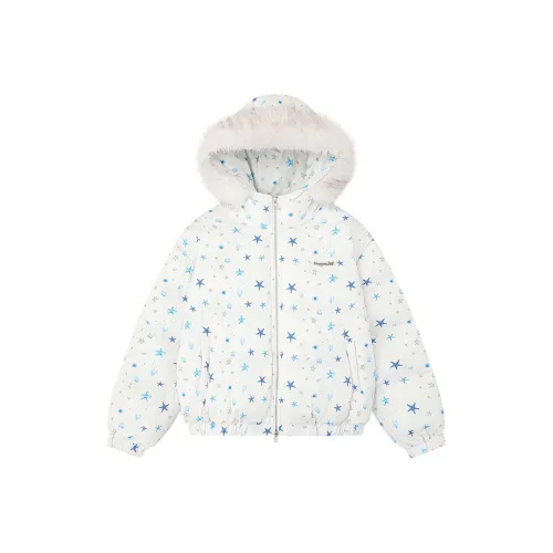 BRG Экрю Женские пуховики