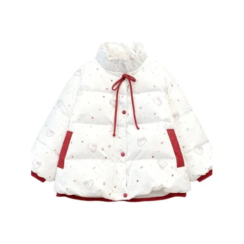 BRG Экрю Женские пуховики