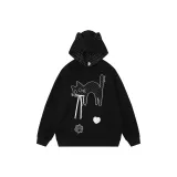 Черный с флисовой подкладкой