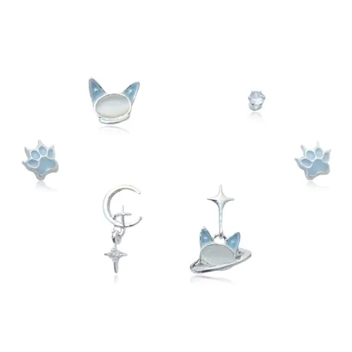 YOASOBI Серьги-гвоздики из сплава женские