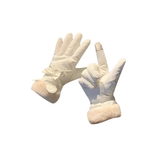 JINGSHIDA Кристальные Вельветовые Перчатки Женские