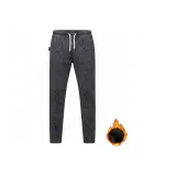 ?灰色【加绒款-多口袋提花】