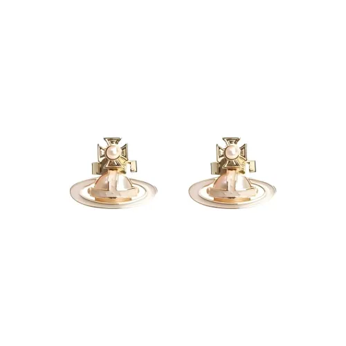 Vivienne Westwood Brass Stud Серьги Женские Золото