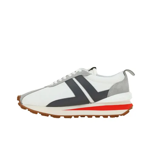 Lanvin Bumpr Амортизация Износостойкий Низкий Топ Повседневная Обувь Мужская Белая