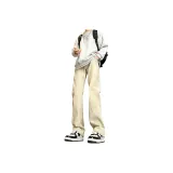 Желтый грязь [Тонкая версия, расклешенный, эластичный, улучшенный]