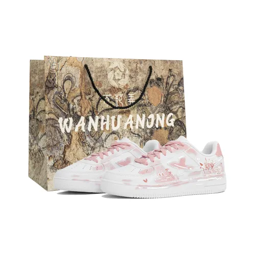 XTEP Air Force One Износостойкие и Легкие Низкие Кроссовки для Скейтбординга Женские Розовые