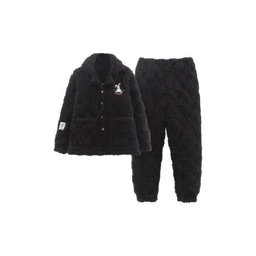 MADALLO Черный Женский Пижамный Комплект