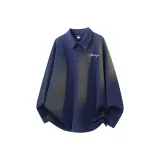 Темно-синий, синий - вышитый