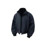 Темно-синий пуховый пиджак