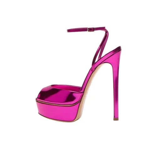 Casadei Flora Низкий каблук Высокие каблуки 12 см Женские Розовый Фиолетовый