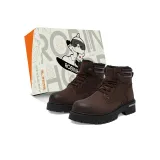 Коричневый с флисовой подкладкой