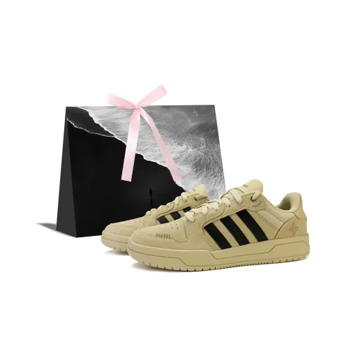 Adidas ENTRAP Galileo MANUFACTURE Желто-коричневые с принтом устойчивые к истиранию низкие кроссовки для скейтбординга