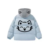 Далекий Небесный Синий с Серым Капюшоном