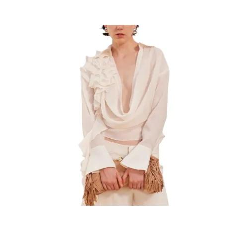 CELLO SONATA Белый Женские Рубашки