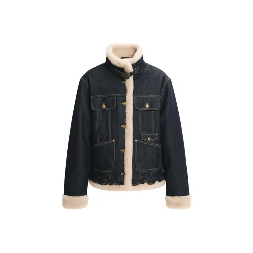 FPMZ Джинсовый синий Женская Джинсовая Куртка