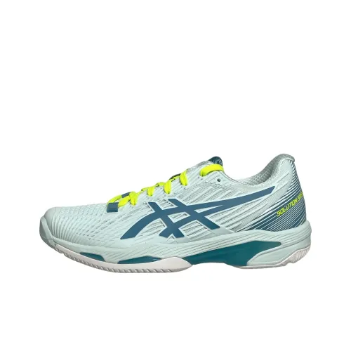 ASICS Solution Speed FF 2 Амортизация Отскок Низкие Теннисные Кроссовки Женские Белые Синие