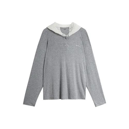 Inman Фотиния Серый Женский T-Рубашка