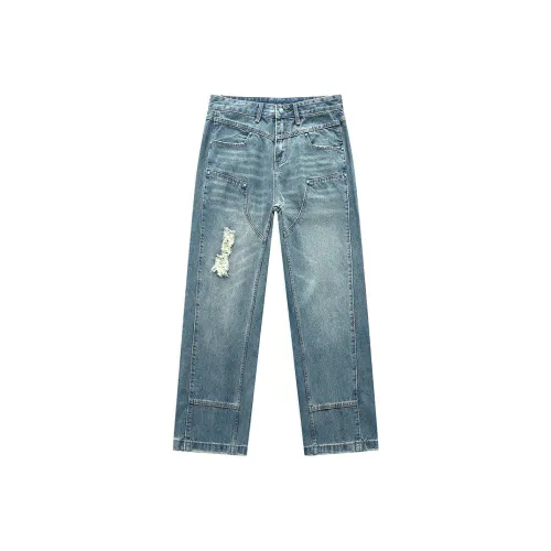 JEANSWEST Z Винтажные синие унисекс джинсы