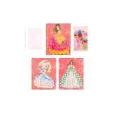 Мечтательная Принцесса Пунш Набор Шипов [3 шт Пунш Цветной Холст + Ткань Сумка + Ручка для Пунширования]