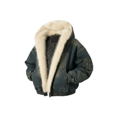 JIMI JONS Темно-синий Унисекс Пуховики