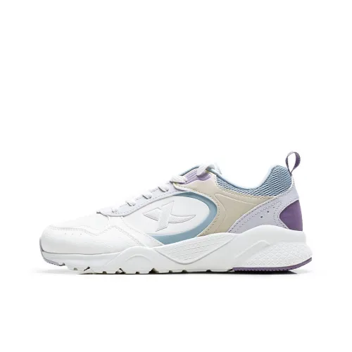 XTEP Повседневная обувь Женская Парус Белый Светло-фиолетовый Пыльно-синий