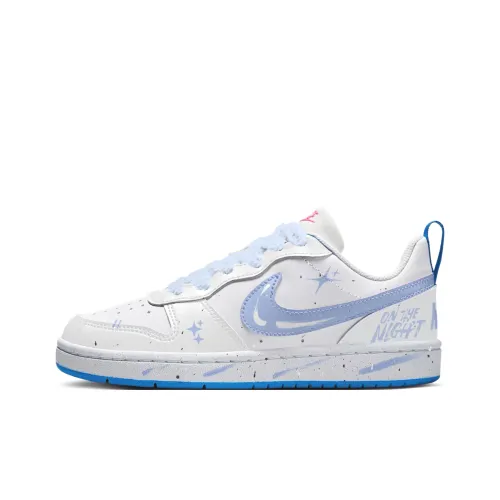 Nike Court Borough Cold Star Lonely Противоскользящий Устойчивый к истиранию Низкий Верх Детские Скейтбординги