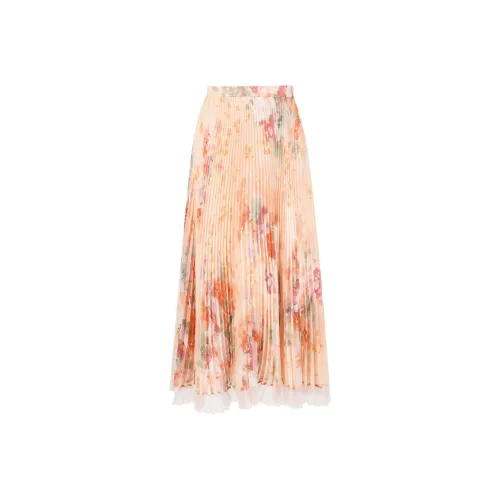 TWINSET Milano Повседневный Длинный Юбка Женские Желтый