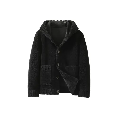 MH Черные Мужские Бархатные Куртки