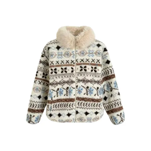 ONE PASS STUDIO Бархатовое пальто для женщин