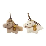 Мгновенное богатство - шнурок, стиль, белый + коричневый