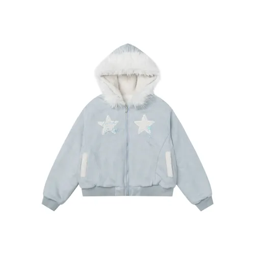 Pa33word Синий Унисекс Пуховики