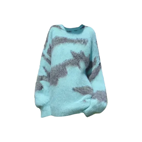 W9H2 Синий [Олень Плюшевый Высокое Качество] Унисекс Трикотаж