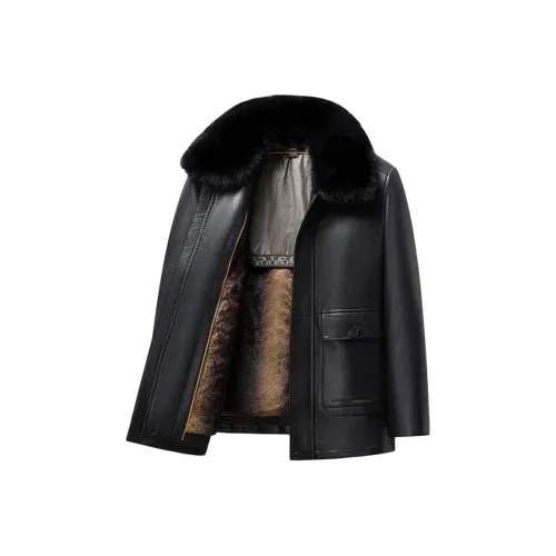 TAIZILONG Мужские кожаные куртки