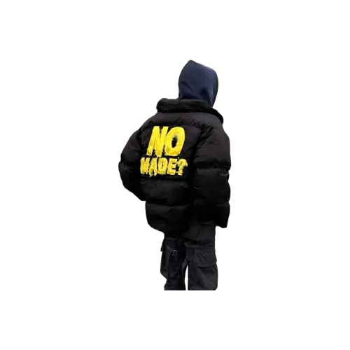 W9H2 Черный с длинными волосами вышивка унисекс пуховики