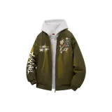 Армейский зеленый пиджак без подкладки