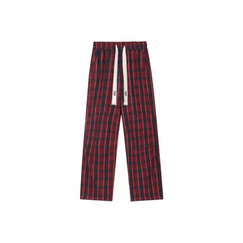 VNHP Red Unisex Casual Pants VNHP Красный Унисекс Повседневные Брюки