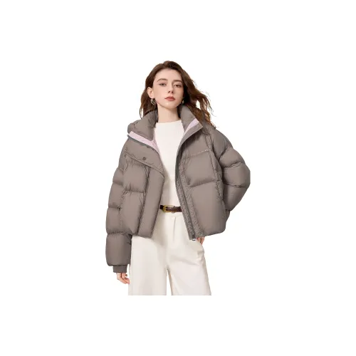 TOUCH Пуховик Женский Кофейный