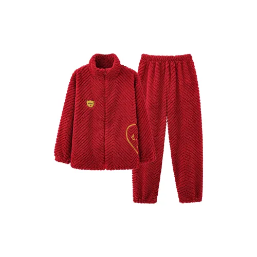 Caramella Красный Женский Пижамный Комплект