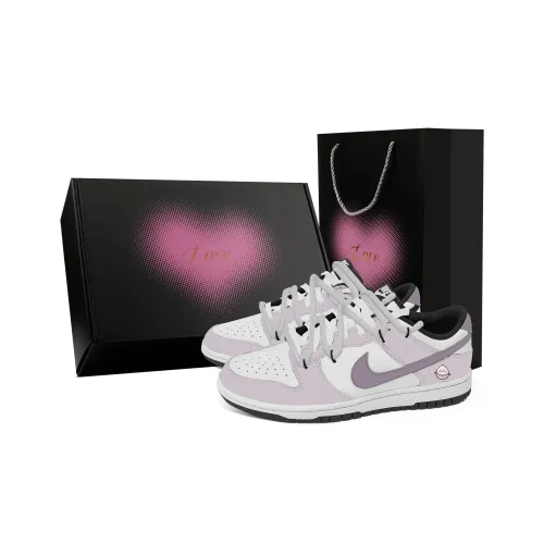 Nike Dunk Батат Крем Устойчивые к абразиву Низкие Кроссовки для скейтбординга Унисекс Фиолетовый Белый