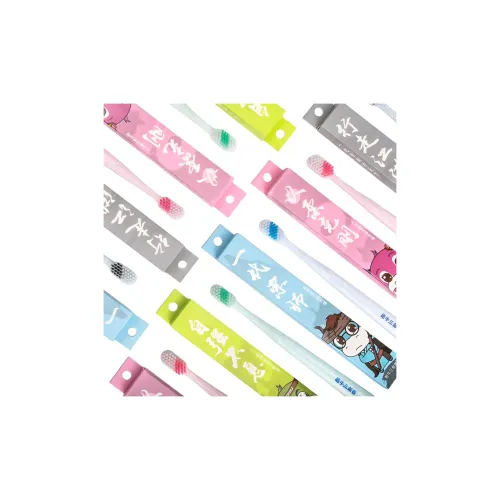 HAONIU Китайский стиль Зубная щетка Wuxia Edition Отдельный Набор Многоцветная коробка Случайный цвет ДОСТАВКА