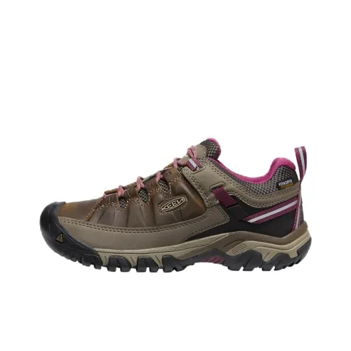 KEEN Targhee 3 WP Амортизация Противоскользящий Устойчивый к истиранию Низкий Топ Уличная обувь Альпинизм Походная обувь