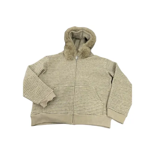 PODGORNOI Абрикос Желтый Меховой Воротник Мужской Свитшот