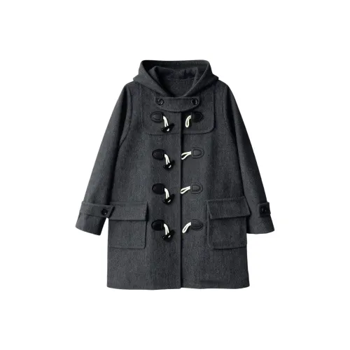 Olivia Share777 Темно-серый Женский Пальто