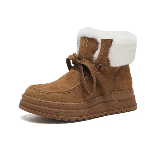 HR Сноубутсы Верблюжий цвет Женские