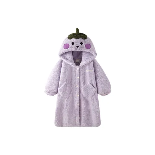 QIAOYUN Фиолетовый Женские Банные халаты