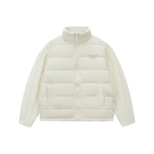 XIAOLIZI Экрю Унисекс Пуховики