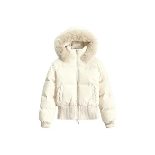 BRG Белый Женские пуховики